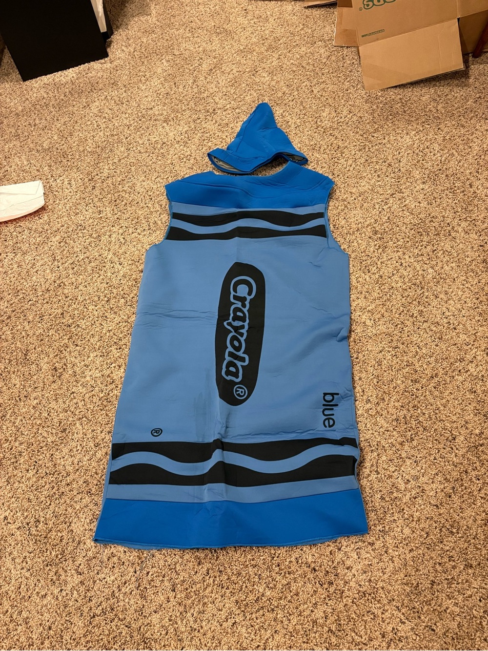 Crayola Blue Crayon Costume- Halloween